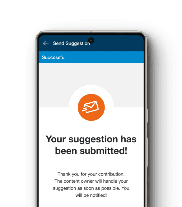 Send suggestion